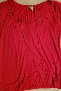 Old Navy Tie Front Blouse